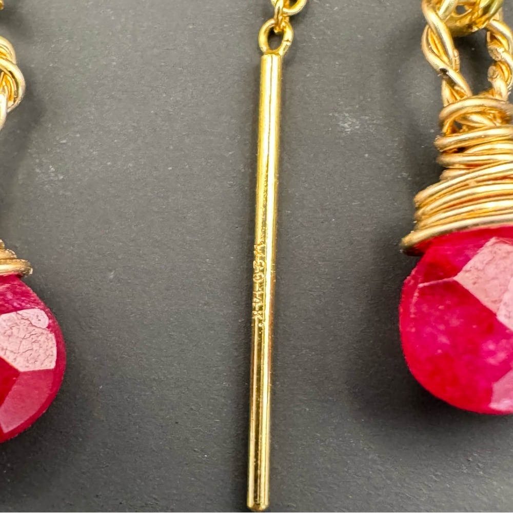 Th915 Ruby Gold Threaders - image 3